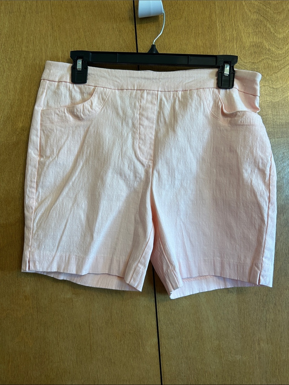 Jenna Rose Women's Light Peach Rayon Blend Shorts